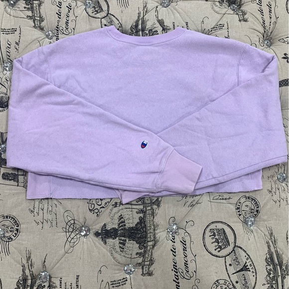 Champion pink crop top large - Picture 2 of 4
